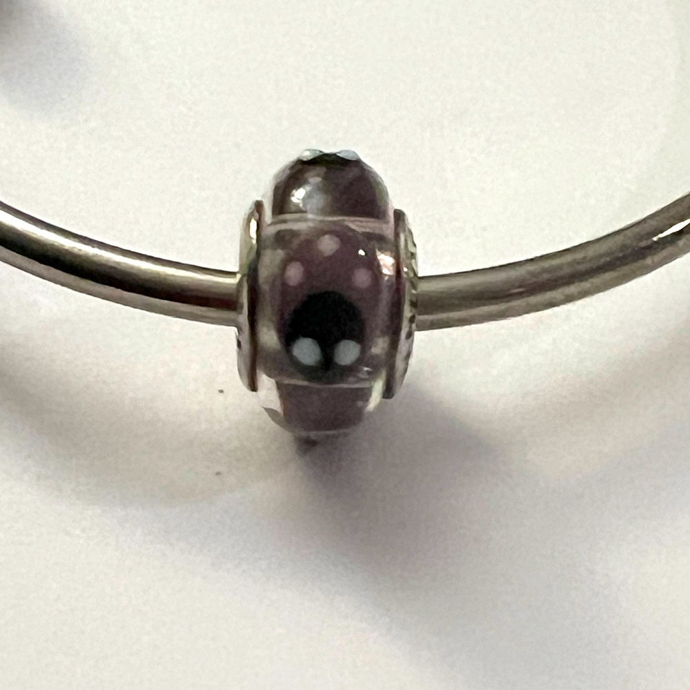 Pandora Murano Ladybug - Purple
